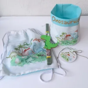 Σετ δώρου για αγόρια με λαμπάδα Δεινόσαυρος