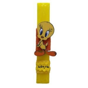 κίτρινη παιδική λαμπάδα λαμπάδα tweety