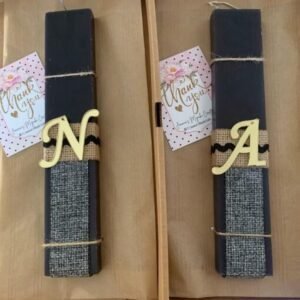 λαμπάδα μονόγραμμα