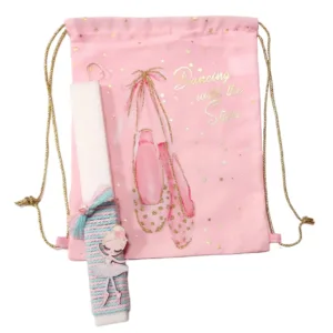 σετ λαμπάδα με σακίδιο για κορίτσια μπαλαρίνα