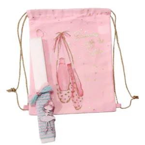 σετ λαμπάδα με σακίδιο για κορίτσια μπαλαρίνα