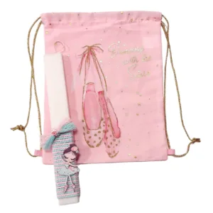 σετ λαμπάδα με σακίδιο για κορίτσια μπαλαρίνα