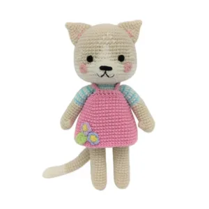 Κουκλάκι Amigurumi, Πλεκτή γατούλα