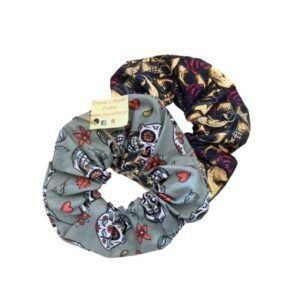 Καλοκαιρινά Scrunchies Βαμβακερά, Νεκροκεφαλές