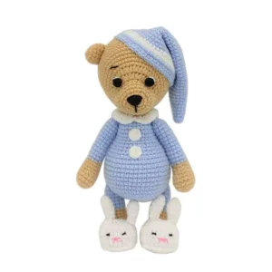 Πλεκτό αρκουδάκι με πιτζάμες