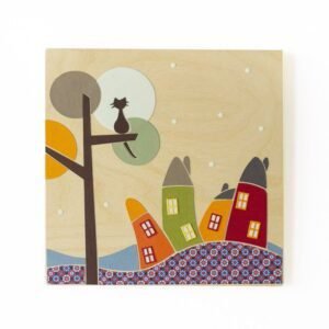 Παιδικός πίνακας "Σπιτάκια"