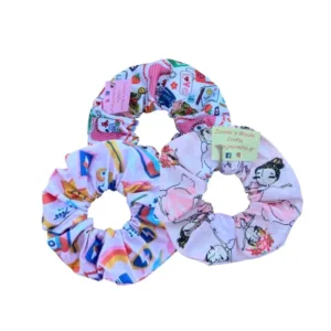 Καλοκαιρινά Scrunchies Βαμβακερά, Super Girly