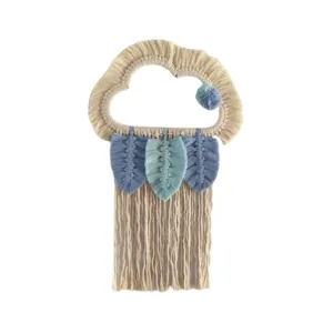 Macrame διακοσμητικό τοίχου σύννεφο