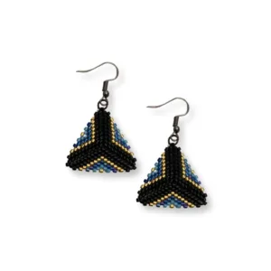 Τριγωνικά σκουλαρίκια Miyuki