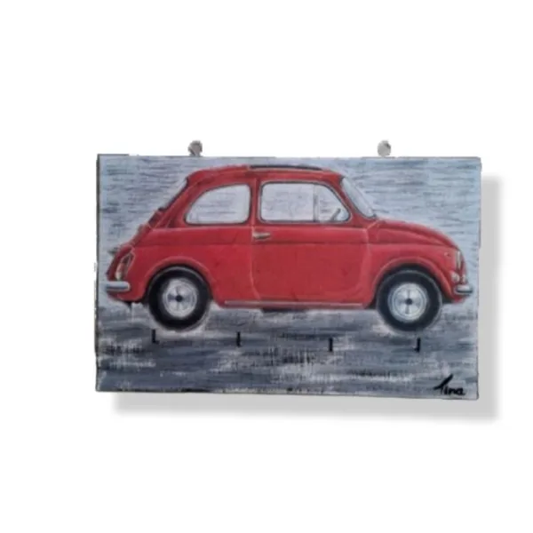 Κλειδοθήκη ξύλινη 'αυτοκίνητο'