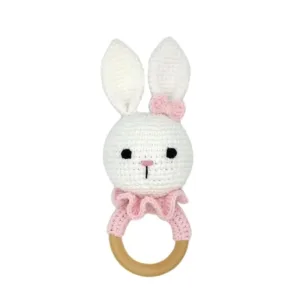 Κουδουνίστρα με μασητικό κρίκο, Κουνελάκι με γιακά