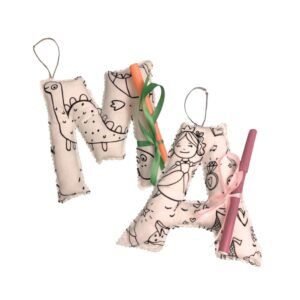 Μαξιλαράκι Colour Me, Μονογράμματα