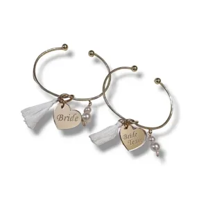 Βραχιόλια χειροπέδες, επιχρυσωμένα για το bachelorette party