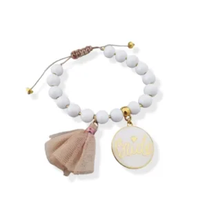 Βραχιόλι για τη νύφη με μοτίφ από σμάλτο