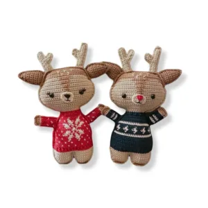 Πλεκτός τάρανδος 2D