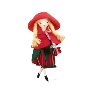 Κουκλίτσα Πάνινη Κοκκινοσκουφίτσα (30cm)