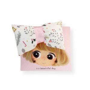 Σετ Χριστουγεννιάτικο κλιπ μαλλιών & σκουλαρίκια (Δώρο βραχιόλι)