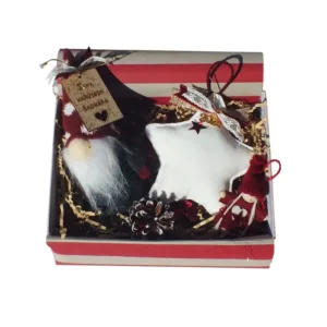 Xριστουγεννιάτικο Σετ Δώρου για την Δασκάλα με Γούρι Αστεράκι