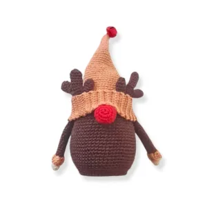 Χριστουγεννιάτικος πλεκτός νάνος/ταρανδάκι