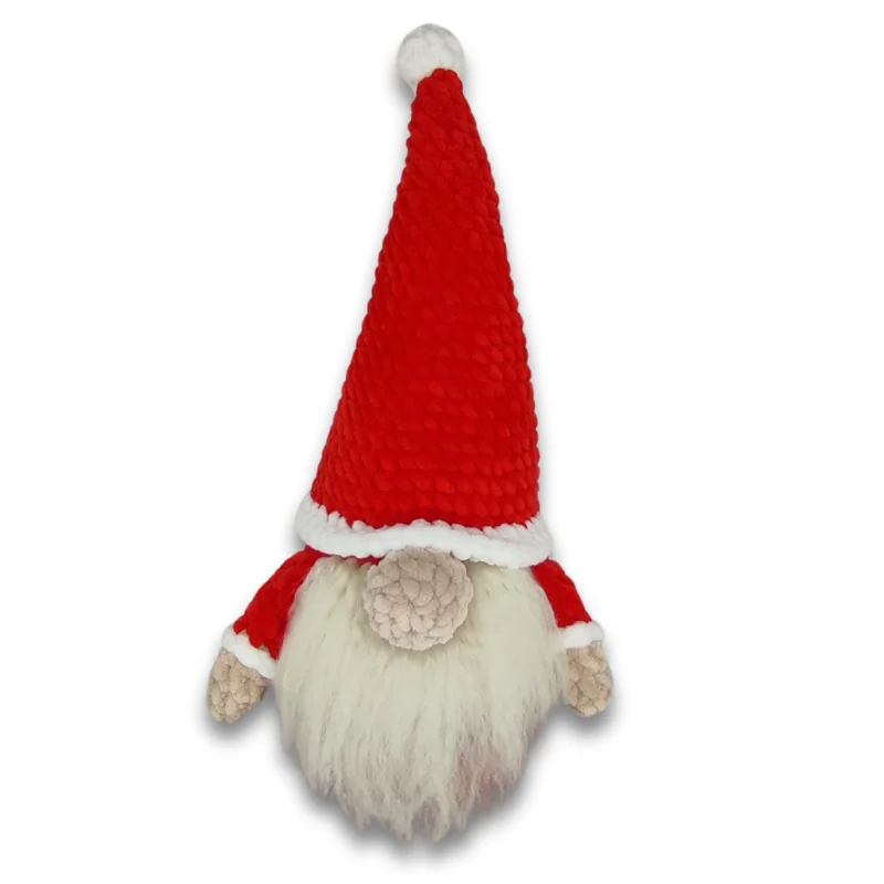 big-santa-gnome-puntobajo-1 Βελουτέ νάνος Άγιος Βασίλης 30εκ