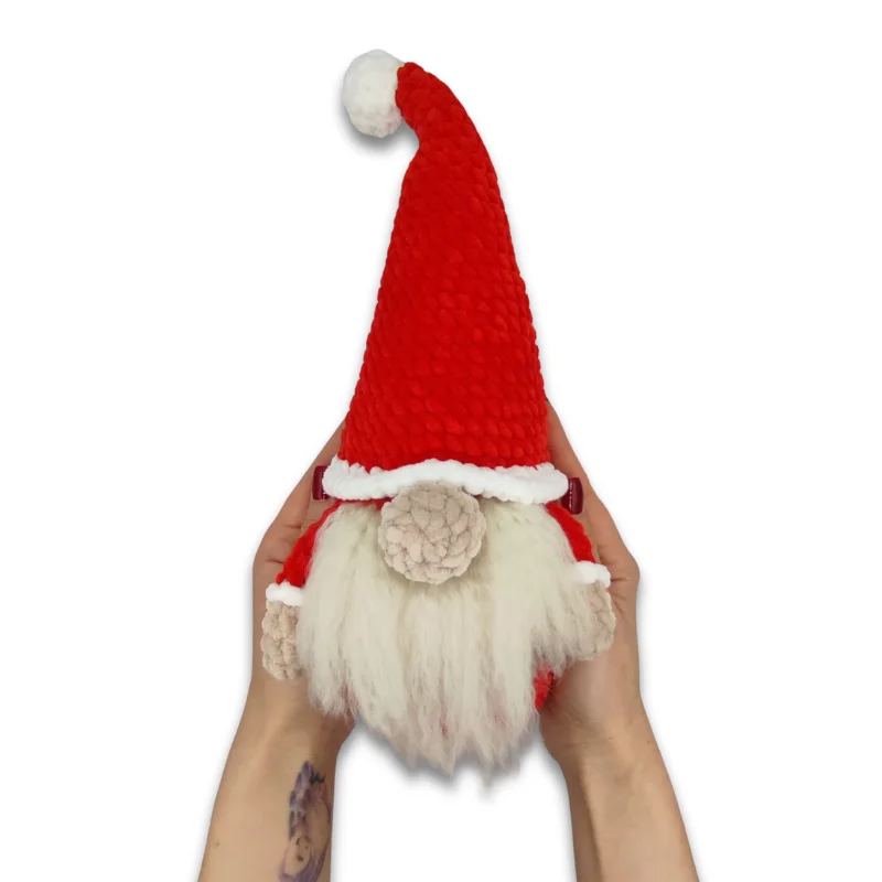 big-santa-gnome-puntobajo-2 Βελουτέ νάνος Άγιος Βασίλης 30εκ