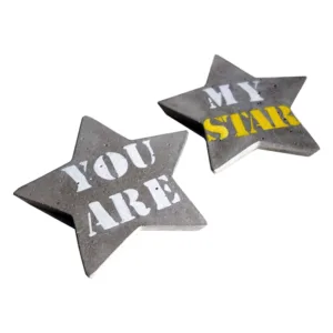 Σετ 2 Τσιμεντένια Σουβέρ, Αστέρια ''You Are My Star''