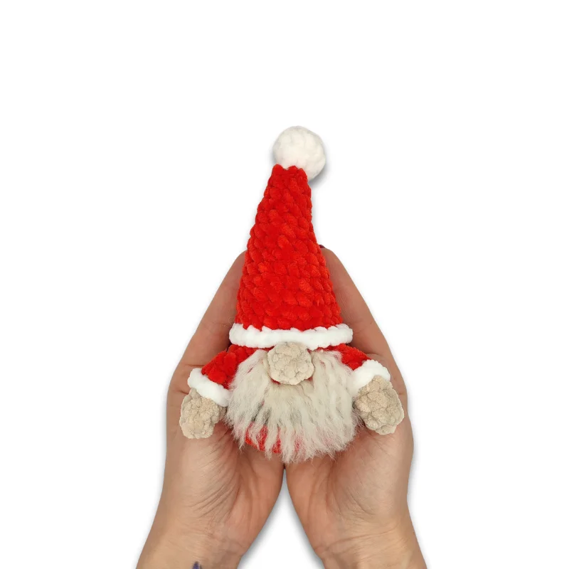 small-santa-gnome-puntobajo-2 Βελουτέ νάνος Άγιος Βασίλης 17εκ