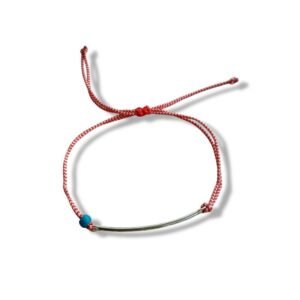 Μάρτης με ορειχάλκινη ράβδο και τυρκουάζ κοντερία