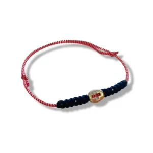 Μάρτης unisex με μεταλλικό σταυρό και μακραμέ πλέξη