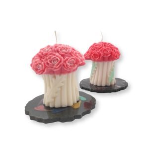 Κερί μπουκέτο από λουλούδια