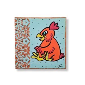 Πίνακας ζωγραφικής, Κόκορας πορτοκαλί