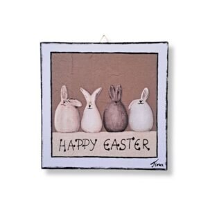 Πίνακας Ντεκουπάζ και ζωγραφική, Λαγοί πασχαλινοί