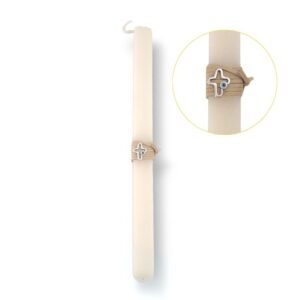 Ανδρική/εφηβική λαμπάδα με σταυρουδάκι (30εκ)