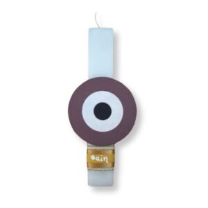 Λαμπάδα Καφέ Μάτι με όνομα