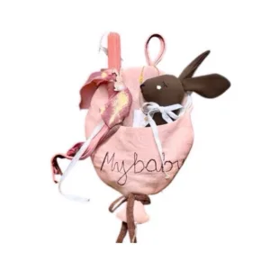 βρεφικό σετ με λαμπάδα λαγουδάκι για κορίτσι