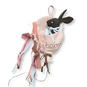 βρεφικό σετ με λαμπάδα λαγουδάκι για κορίτσι