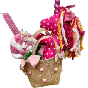 σετ δώρου με λαμπάδα για μικρά κοριτσάκια μονόκερος