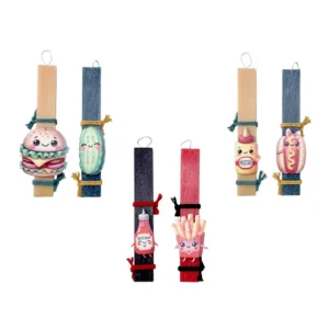 Σετ 2 λαμπάδες για Ζευγάρι, χιουμοριστικές