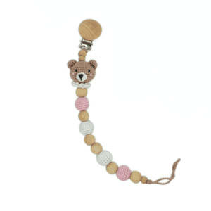 Κλιπ πιπίλας Αρκουδάκι, Καφέ