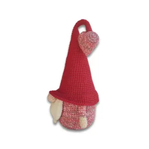 Πλεκτός νάνος με καρδούλα