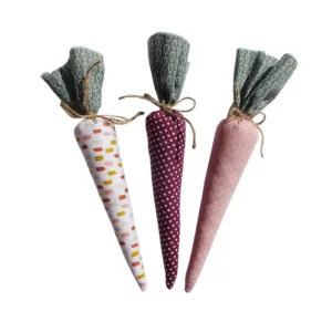 3 Διακοσμητικά Υφασμάτινα Καρότα