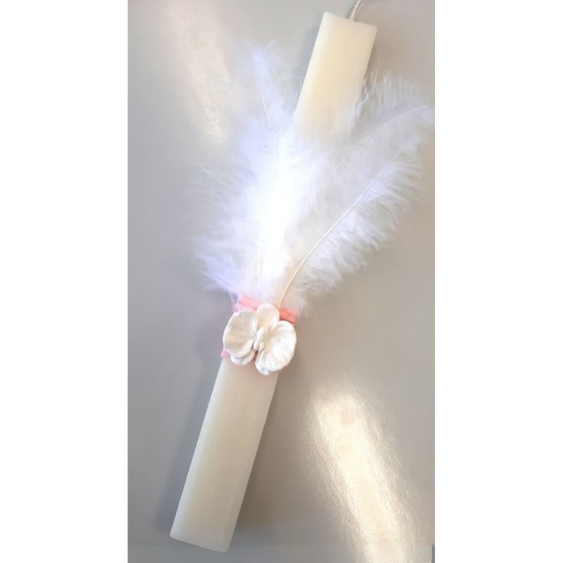 Aromatiki plake labada se ivoyar xroma diakosmimeni me mia orxidea a;o arvmatiko pilo, poupoula kai dermataki se roz xroma-by Christine only (2)