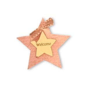 Ξύλινο διακοσμητικό Αστέρι, Welcome