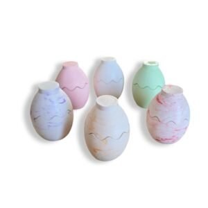 Κερί Σόγιας σε Πασχαλινό αυγό από πορσελάνη