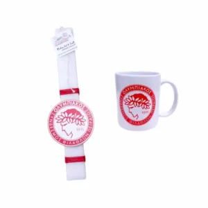 Λαμπάδα Κόκκινη Ομάδα με κούπα