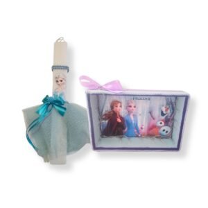 Σετ Λαμπάδα με Φωτιζόμενη Κορνίζα