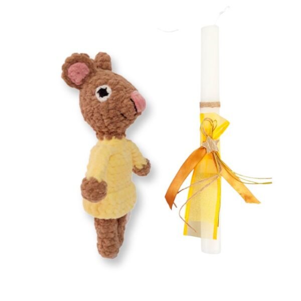 Σετ λαμπάδα με Ποντικάκι ηρωίδα παραμυθιού σε δύο μεγέθη