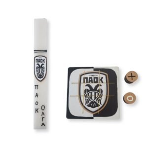 Σετ Λαμπάδα με Τρίλιζα, Ασπρόμαυρη Ομάδα