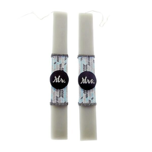 Σετ Λαμπάδες για ζευγάρι "Mr & Mrs"