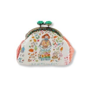 Vintage Πορτοφολάκι, μήνας Σεπτέμβρης  (12x8x9)